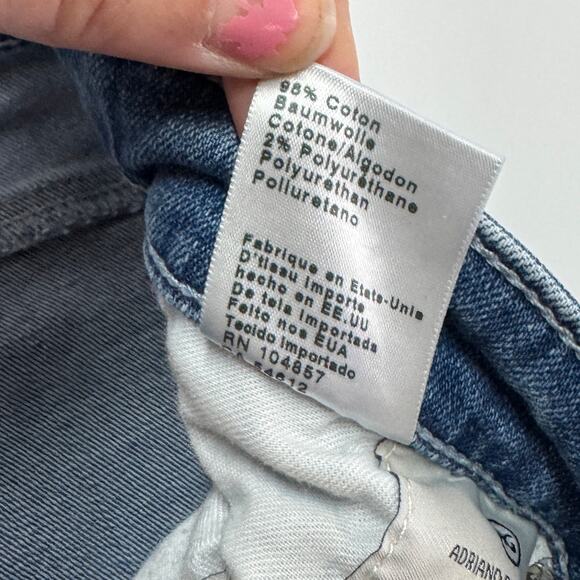 Adriano Goldschmied Jeans Womens 27 Blue Skinny Ankle Denim Cotton - Picture 5 of 8